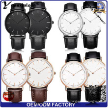 Yxl-004 Womage Brand Fashion Leather Trap Watch Women Fashion Casual Wristwatch Dw Style Luxury Men Sports Quartz Watch